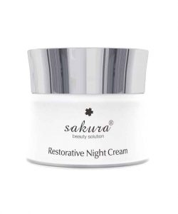 Kem Sakura Restorative Night Cream Phục Hồi Da và Dưỡng Trắng Chống Lão Hóa Đêm
